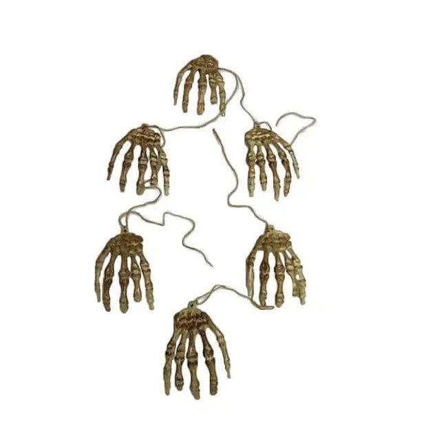 Fancydresswale Halloween Skeleton Hands Hanging Garland – Spooky Skull Hand Wall Décor for Halloween Party fancydresswale.com