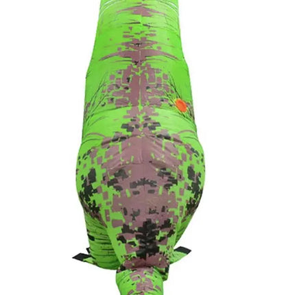 Fancydresswale Inflatable Dinosaur Costume Adult, Dinosaur Inflatable Costume for Adult, Blow Up Dinosaur Costume for Halloween Cosplay Party Christmas- Green Fancydresswale