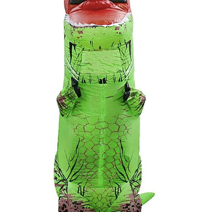 Fancydresswale Inflatable Dinosaur Costume Adult, Dinosaur Inflatable Costume for Adult, Blow Up Dinosaur Costume for Halloween Cosplay Party Christmas- Green Fancydresswale