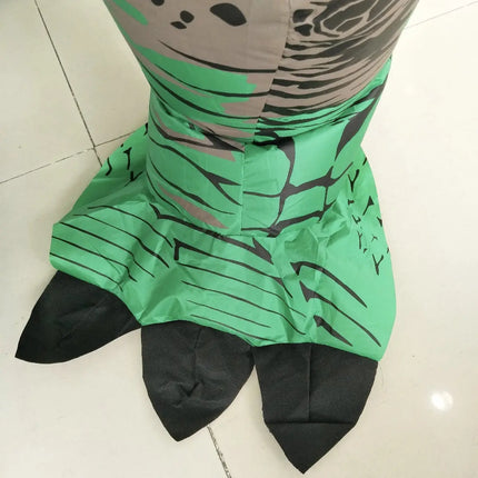 Fancydresswale Inflatable Dinosaur Costume Adult, Dinosaur Inflatable Costume for Adult, Blow Up Dinosaur Costume for Halloween Cosplay Party Christmas- Green Fancydresswale