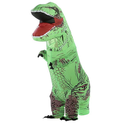 Fancydresswale Inflatable Dinosaur Costume Adult, Dinosaur Inflatable Costume for Adult, Blow Up Dinosaur Costume for Halloween Cosplay Party Christmas- Green Fancydresswale