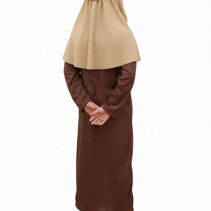 Fancydresswale Joseph Costume – Brown Robe with Blue Panel & Headpiece | Christmas Play & School Function Outfit Fancydresswale