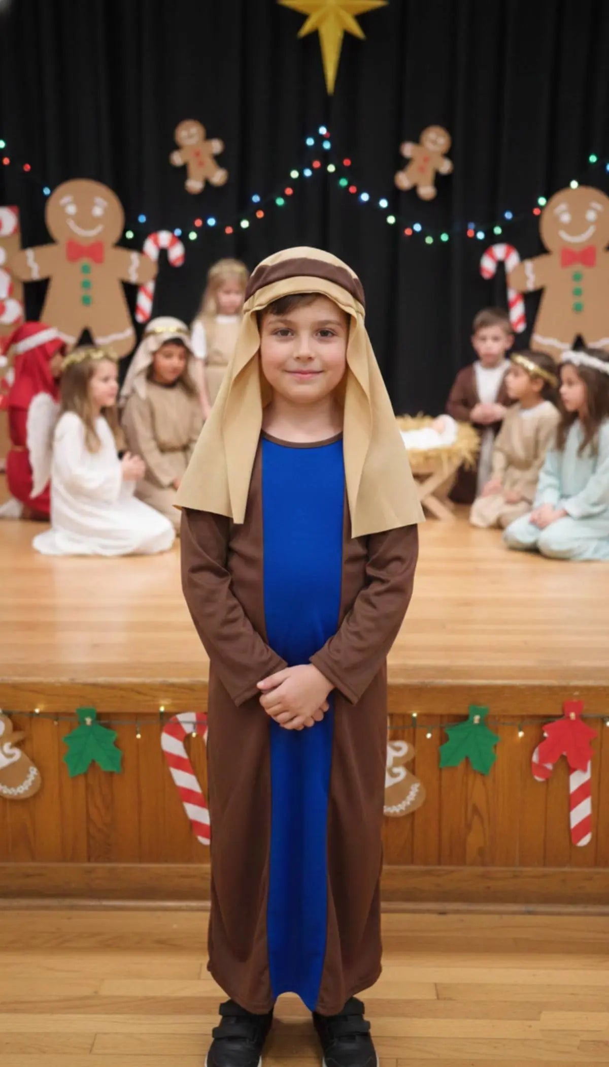 christmas nativity dress up Purple Wise Man Robe for Nativity
