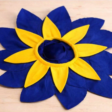 Fancydresswale Kids Blue & Yellow Flower Cutout Headgear for Fancy Dress, School Dance & Theme Performances (Free Size) fancydresswale.com