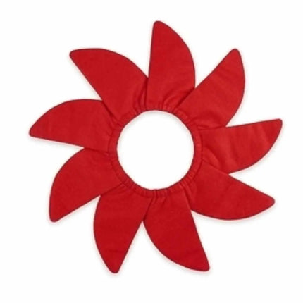 Fancydresswale Kids Flower Costume Headgear (Cutout Only / With Green Jumpsuit) – Red Petal Fancy Dress for School Functions & Theme Parties fancydresswale.com