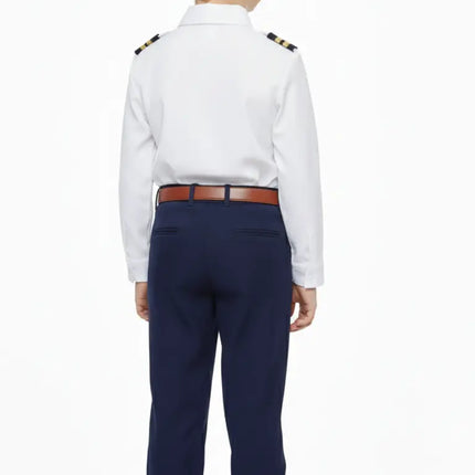 Fancydresswale Kids Pilot Fancy Dress Costume for Boys | Airline Captain Uniform with Cap, Shirt, Tie & Pants | Ages 2–8 Years fancydresswale.com