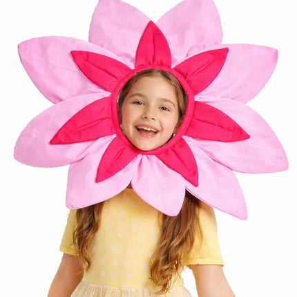 Fancydresswale Kids Pink Flower Cutout Headgear for Fancy Dress, School Dance & Theme Performances fancydresswale.com