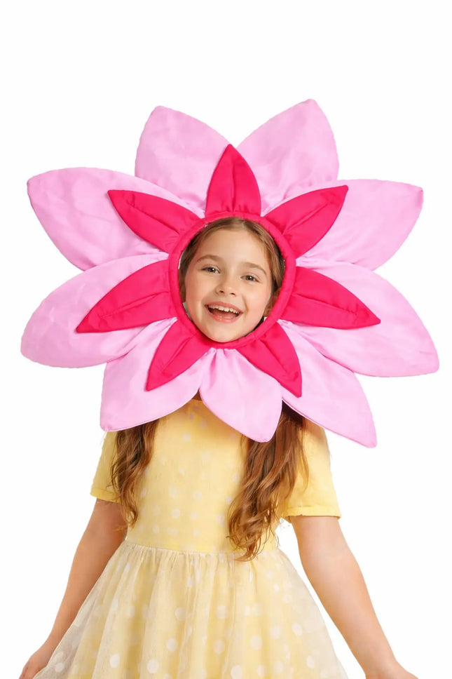 Fancydresswale Kids Pink Flower Cutout Headgear for Fancy Dress, School Dance & Theme Performances fancydresswale.com