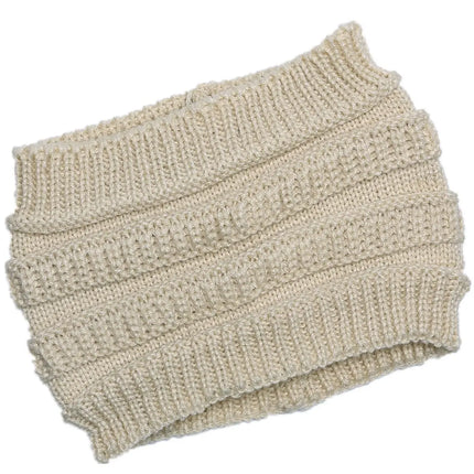 Fancydresswale Knitted Wool Headband for Women Cozy Soft & Stylish Winter Accessory Head Cover Beige Fancydresswale