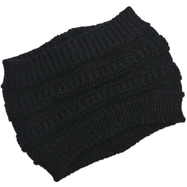 Fancydresswale Knitted Wool Headband for Women Cozy Soft & Stylish Winter Accessory Head Cover Black Fancydresswale