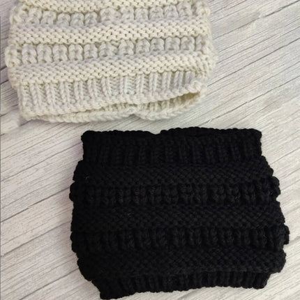 Fancydresswale Knitted Wool Headband for Women Cozy Soft & Stylish Winter Accessory Head Cover Black Fancydresswale