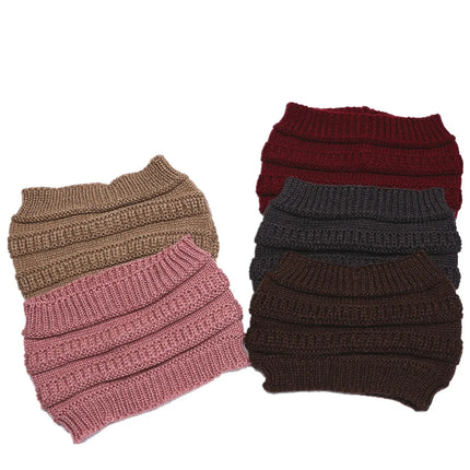 Fancydresswale Knitted Wool Headband for Women Cozy Soft & Stylish Winter Accessory Head Cover Claret Fancydresswale