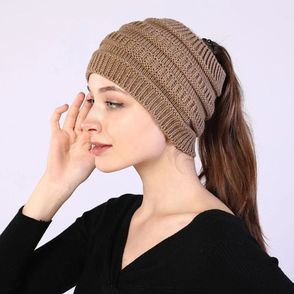Fancydresswale Knitted Wool Headband for Women Cozy Soft & Stylish Winter Accessory Head Cover Khakee Fancydresswale
