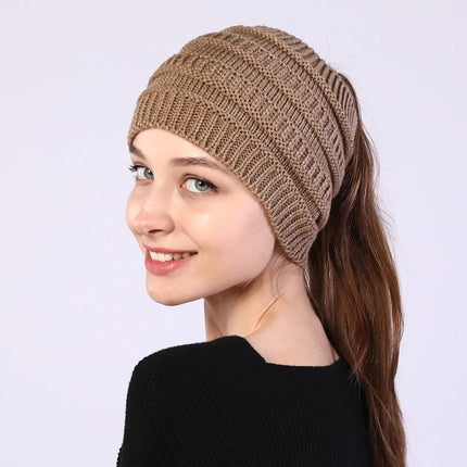 Fancydresswale Knitted Wool Headband for Women Cozy Soft & Stylish Winter Accessory Head Cover Khakee Fancydresswale