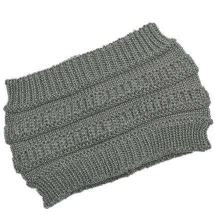 Fancydresswale Knitted Wool Headband for Women Cozy Soft & Stylish Winter Accessory Head Cover Light Grey Fancydresswale