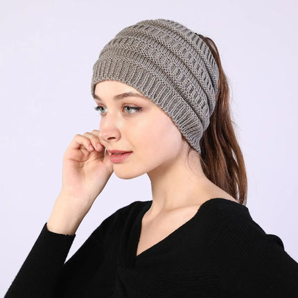 Fancydresswale Knitted Wool Headband for Women Cozy Soft & Stylish Winter Accessory Head Cover Light Grey Fancydresswale