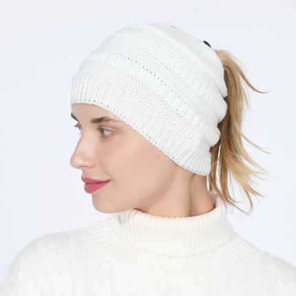 Fancydresswale Knitted Wool Headband for Women Cozy Soft & Stylish Winter Accessory Head Cover White Fancydresswale