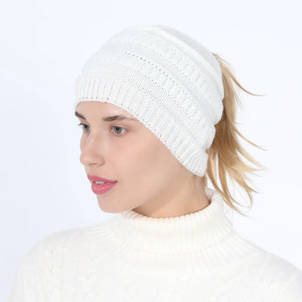 Fancydresswale Knitted Wool Headband for Women Cozy Soft & Stylish Winter Accessory Head Cover White Fancydresswale