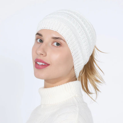 Fancydresswale Knitted Wool Headband for Women Cozy Soft & Stylish Winter Accessory Head Cover White Fancydresswale