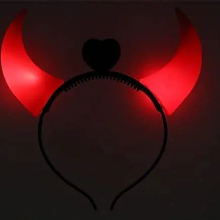 Fancydresswale Light-Up Dracula Vampire Devil Horns Headband – Flashing Headdress for Boys and Girls Fancy Dress Costume Accessory fancydresswale.com