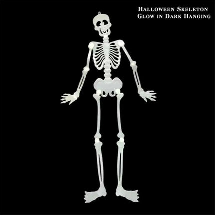 Fancydresswale Luminous Skull Skeleton Halloween Decoration – Glowing Hanging Ornament for Haunted House, Scary Party, and Home Décor Atmosphere Props fancydresswale.com
