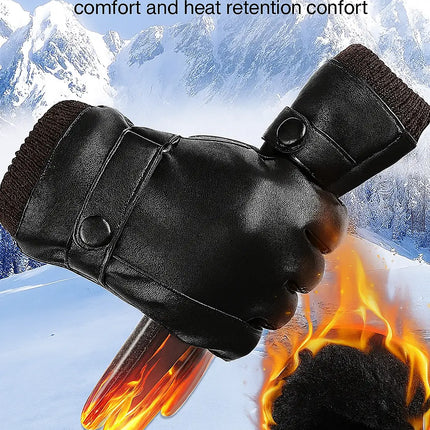 Fancydresswale Men leather Gloves – Warm, Stylish, Touchscreen-Friendly Driving Gloves (Black & Brown) fancydresswale.com