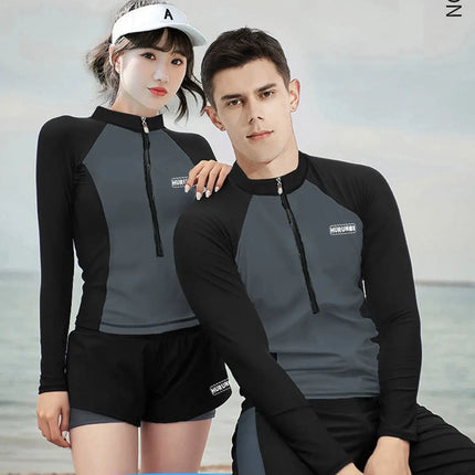 Fancydresswale Men's Full Sleeve Swimming Suit, Beach wear Quick Dry Surfing Dress, Men Full Body Swimsuit Fancydresswale
