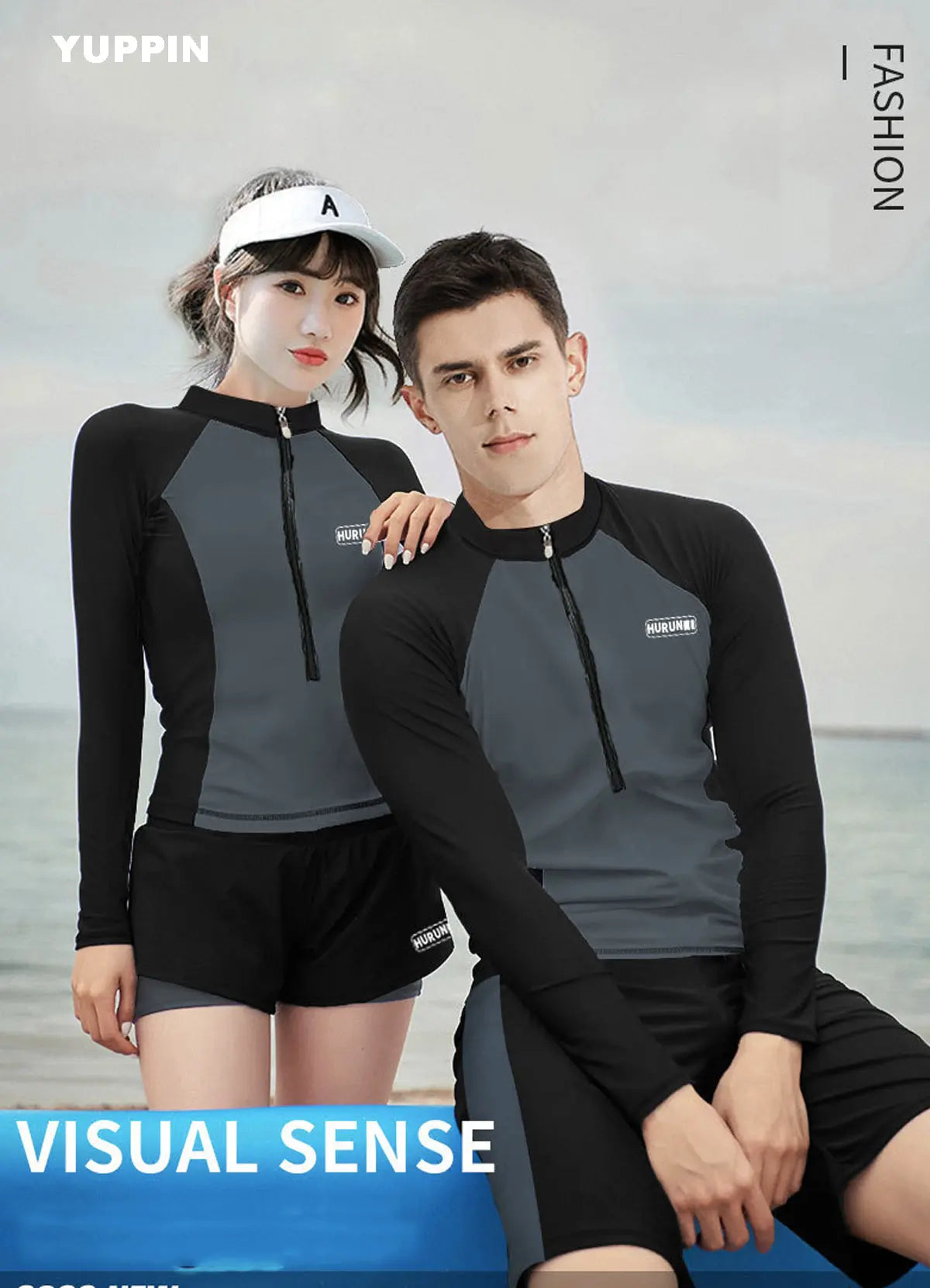 Fancydresswale Men's Full Sleeve Swimming Suit, Beach wear Quick