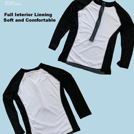 Fancydresswale Men's Full Sleeve Swimming Suit, Beach wear Quick Dry Surfing Dress, Men Full Body Swimsuit Fancydresswale