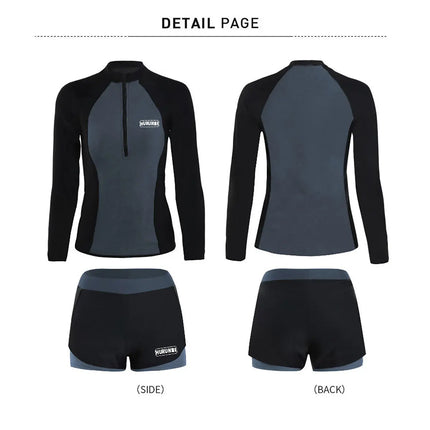 Fancydresswale Men's Full Sleeve Swimming Suit, Beach wear Quick Dry Surfing Dress, Men Full Body Swimsuit Fancydresswale