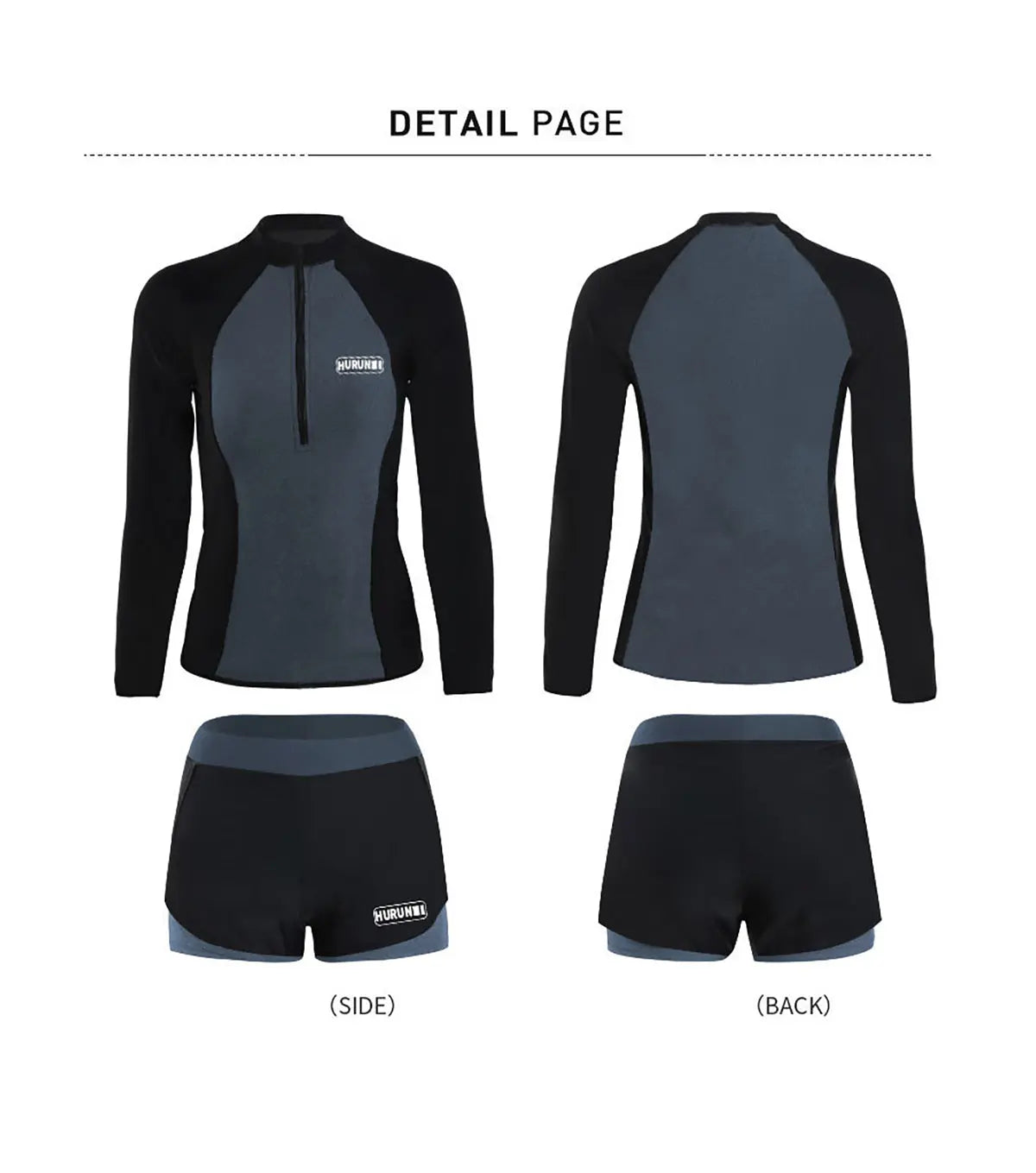 Fancydresswale Men's Full Sleeve Swimming Suit, Beach wear Quick