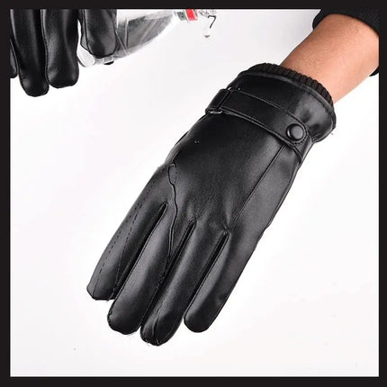 Fancydresswale Men’s Winter Faux Leather Gloves – Warm, Stylish, Touchscreen-Friendly Driving Gloves (Black & Brown) fancydresswale.com