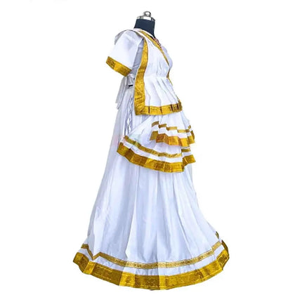 Fancydresswale  Mohiniyattam Dance Costume kerla dance dress fancydresswale.com