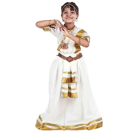 Fancydresswale  Mohiniyattam Dance Costume kerla dance dress fancydresswale.com