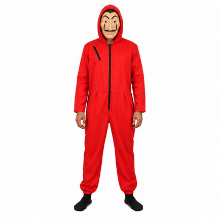 Fancydresswale Money Heist Costume for La Casa De Papel with Mask for Adults, free size fancydresswale.com