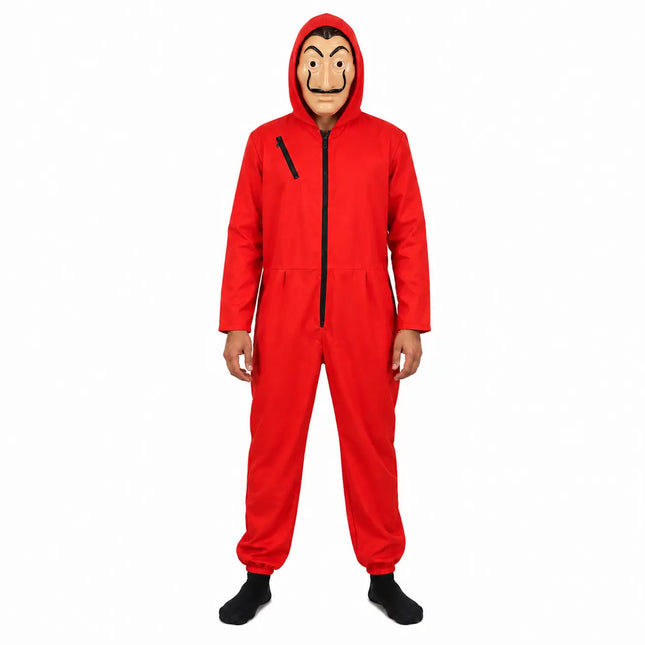 Fancydresswale Money Heist Costume for La Casa De Papel with Mask for Adults, free size fancydresswale.com