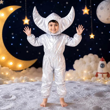 Fancydresswale Moon Fancy Dress Costume for Kids | Silver Moon Outfit fancydresswale.com