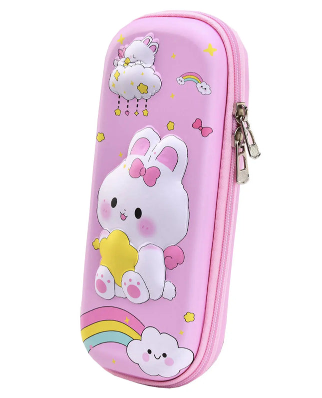 Fancydresswale Pencil Box 3D Pencil Pouch and Stationery Set Large Capacity for Boys and Girls (Cute Rabbit) Fancydresswale