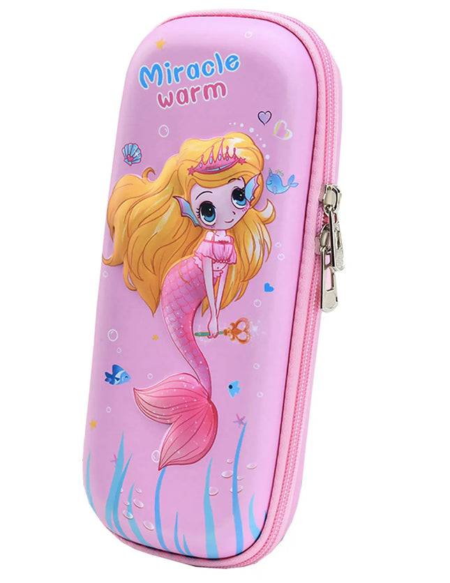 Fancydresswale Pencil Box 3D Pencil Pouch and Stationery Set Large Capacity for Boys and Girls (Mermaid Elf) Fancydresswale