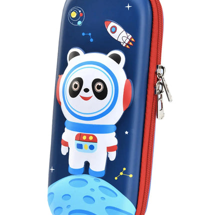 Fancydresswale Pencil Box 3D Pencil Pouch and Stationery Set Large Capacity for Boys and Girls (Space Panda) Fancydresswale
