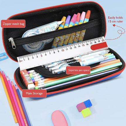 Fancydresswale Pencil Box 3D Pencil Pouch and Stationery Set Large Capacity for Boys and Girls (Space Panda) Fancydresswale