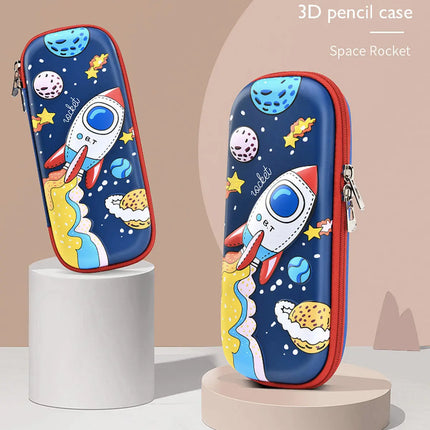 Fancydresswale Pencil Box 3D Pencil Pouch and Stationery Set Large Capacity for Boys and Girls (Space Panda) Fancydresswale
