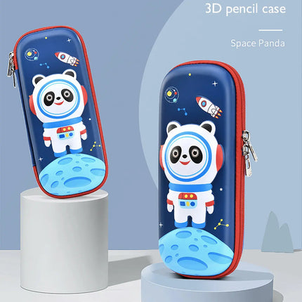 Fancydresswale Pencil Box 3D Pencil Pouch and Stationery Set Large Capacity for Boys and Girls (Space Panda) Fancydresswale