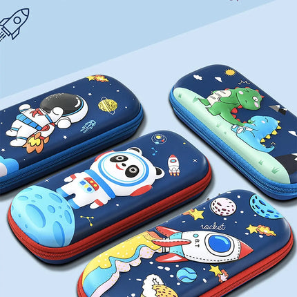 Fancydresswale Pencil Box 3D Pencil Pouch and Stationery Set Large Capacity for Boys and Girls (Space Panda) Fancydresswale