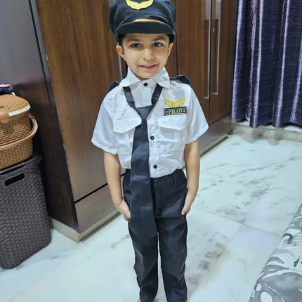 Fancydresswale Pilot Costume For Kids Fancydresswale