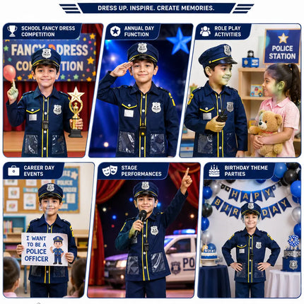 Fancydresswale Police dress for kids ( 4-7 Years) Fancydresswale.com