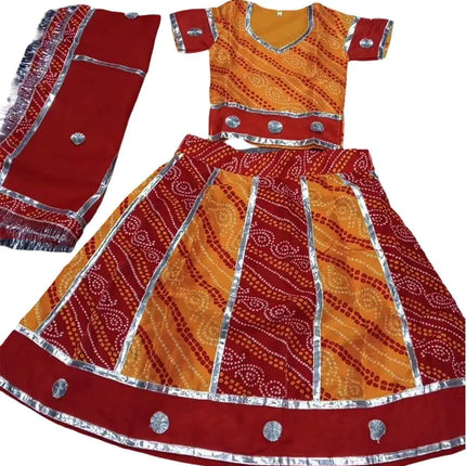 Fancydresswale Rajasthani Girl Dress for Girls – Traditional Fancy Dress Competition Costume fancydresswale.com
