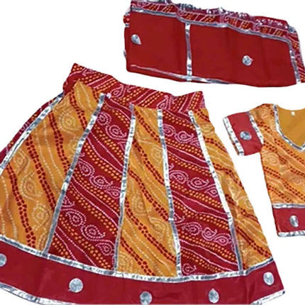Fancydresswale Rajasthani Girl Dress for Girls – Traditional Fancy Dress Competition Costume fancydresswale.com
