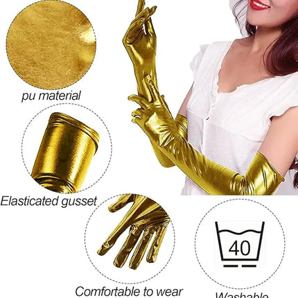 Fancydresswale Shiny Long Opera Gloves for Women – Costume Accessory for Fancy Dress, Cosplay & Theme Parties fancydresswale.com