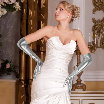 Fancydresswale Shiny Long Opera Gloves for Women – Costume Accessory for Fancy Dress, Cosplay & Theme Parties fancydresswale.com